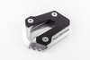 Preview image for SW-Motech Extension for side stand foot - Black/Silver. Suzuki DL 650 (04-) / XT (11-).