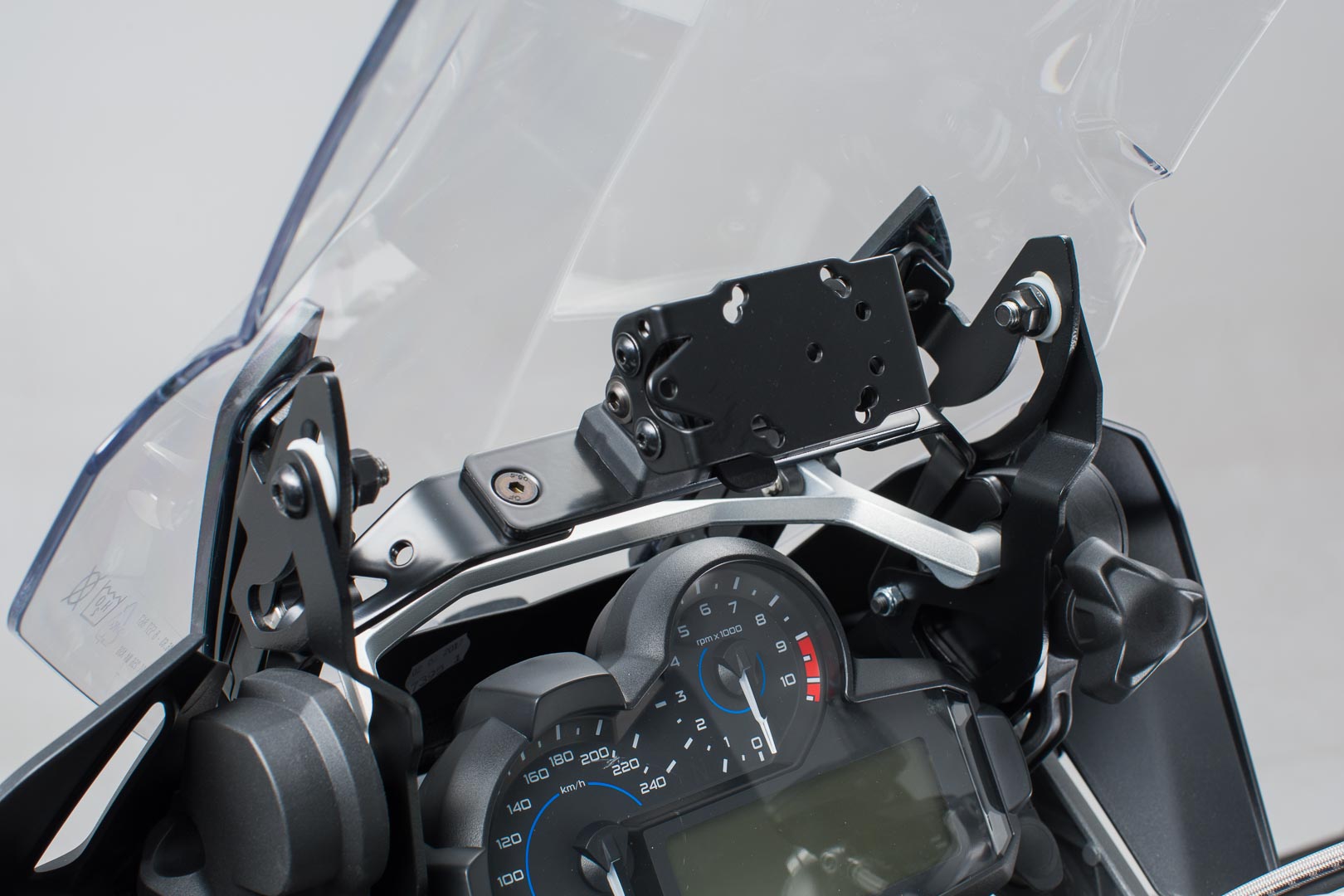 SW-Motech Screen reinforcement - Black. BMW R1200GS, R1250GS., black