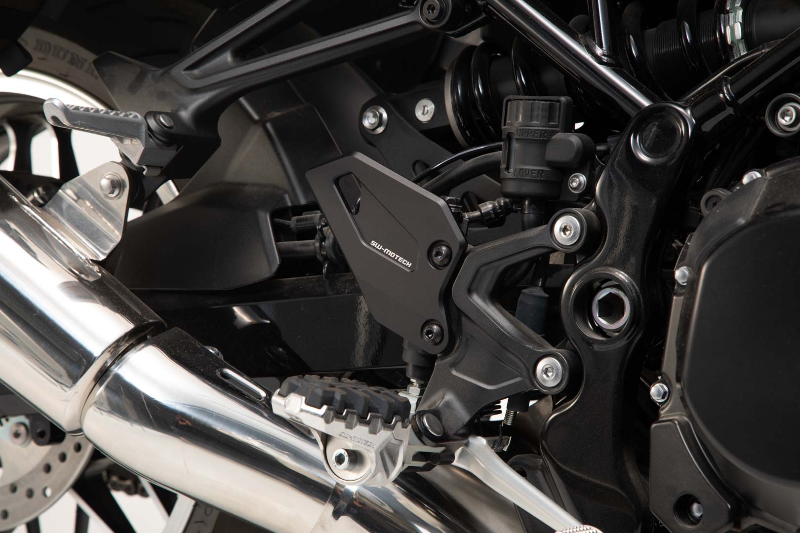SW-Motech Heel guard - Black. Kawasaki Z900RS/ Cafe (17-)., black