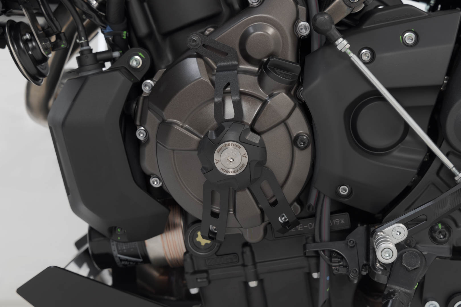 SW-Motech Alternator cover guard - Black. Yamaha MT-07 / Tracer, XSR700., black