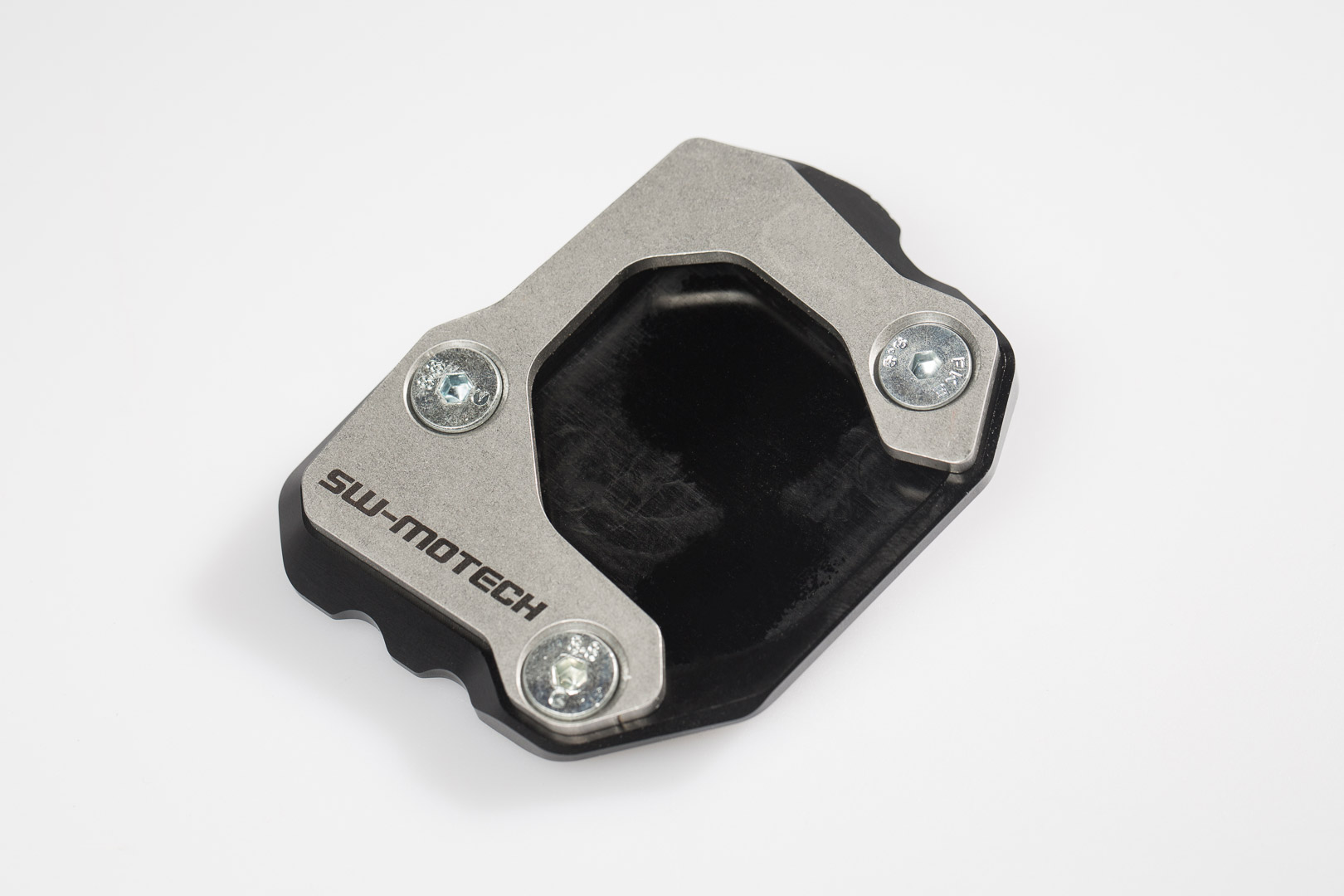 SW-Motech Seitenständerfuß-Verbreiterung - Schwarz/Silbern. BMW F 700 GS (12-)., silber