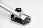 Extensión SW-Motech para pie de soporte lateral - Negro/Plata. Triumph Tiger Explorer (11-15).