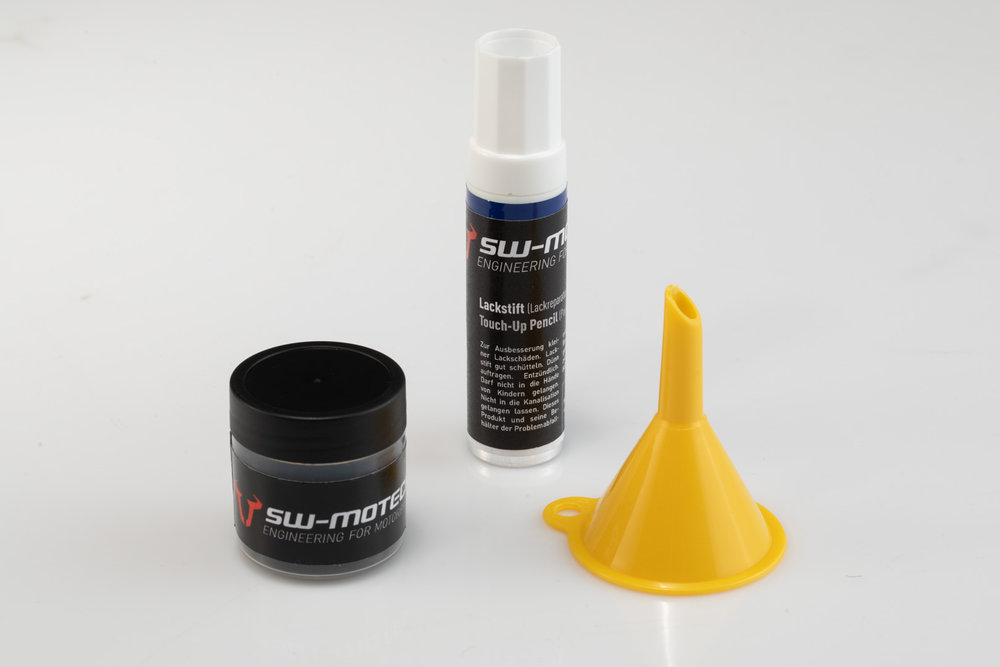 SW-Motech Paint Repair Set - Zwart satijnglans.