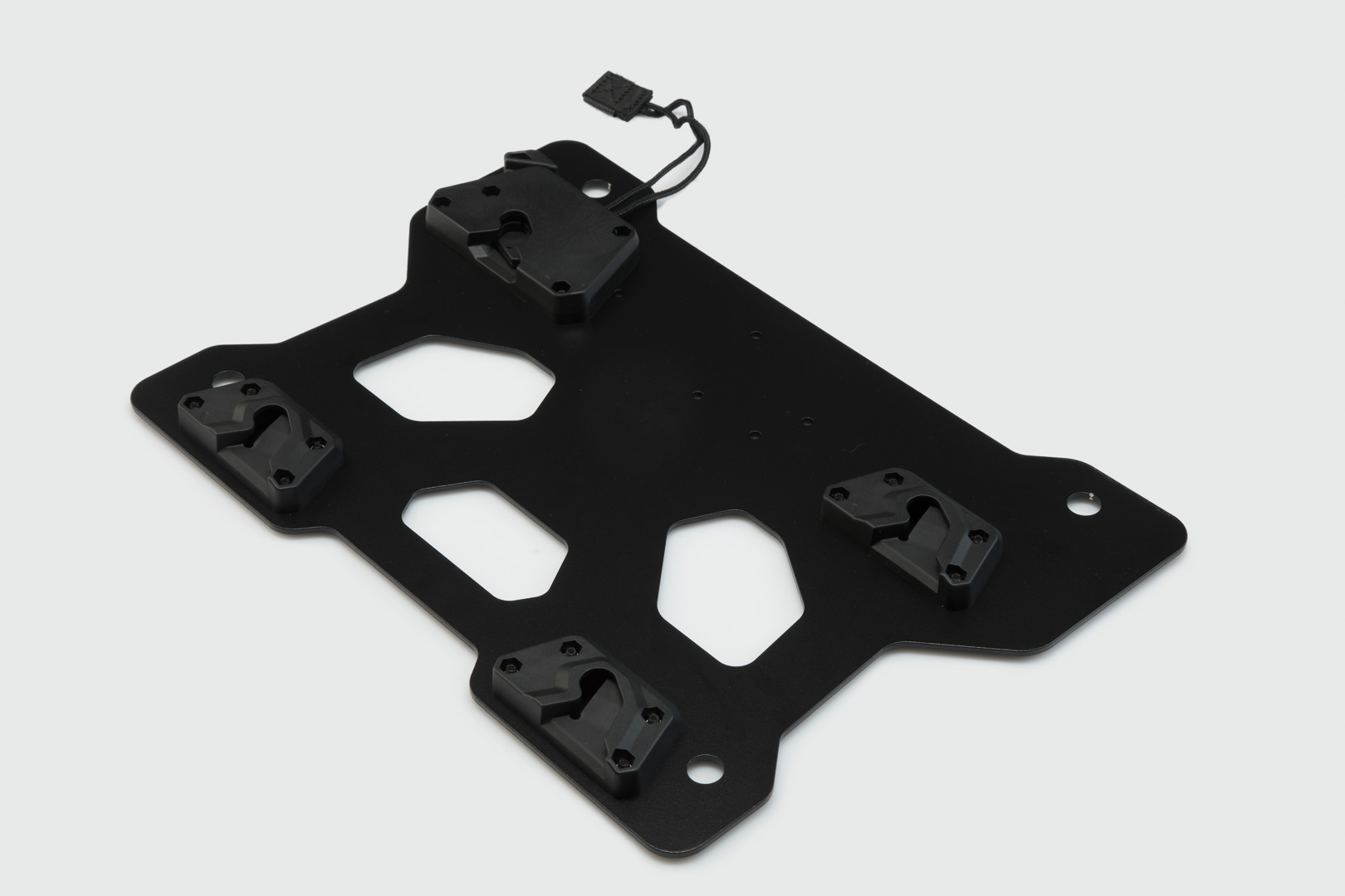 SW-Motech Adapterplatte links für SysBag 30 - Schwarz., schwarz