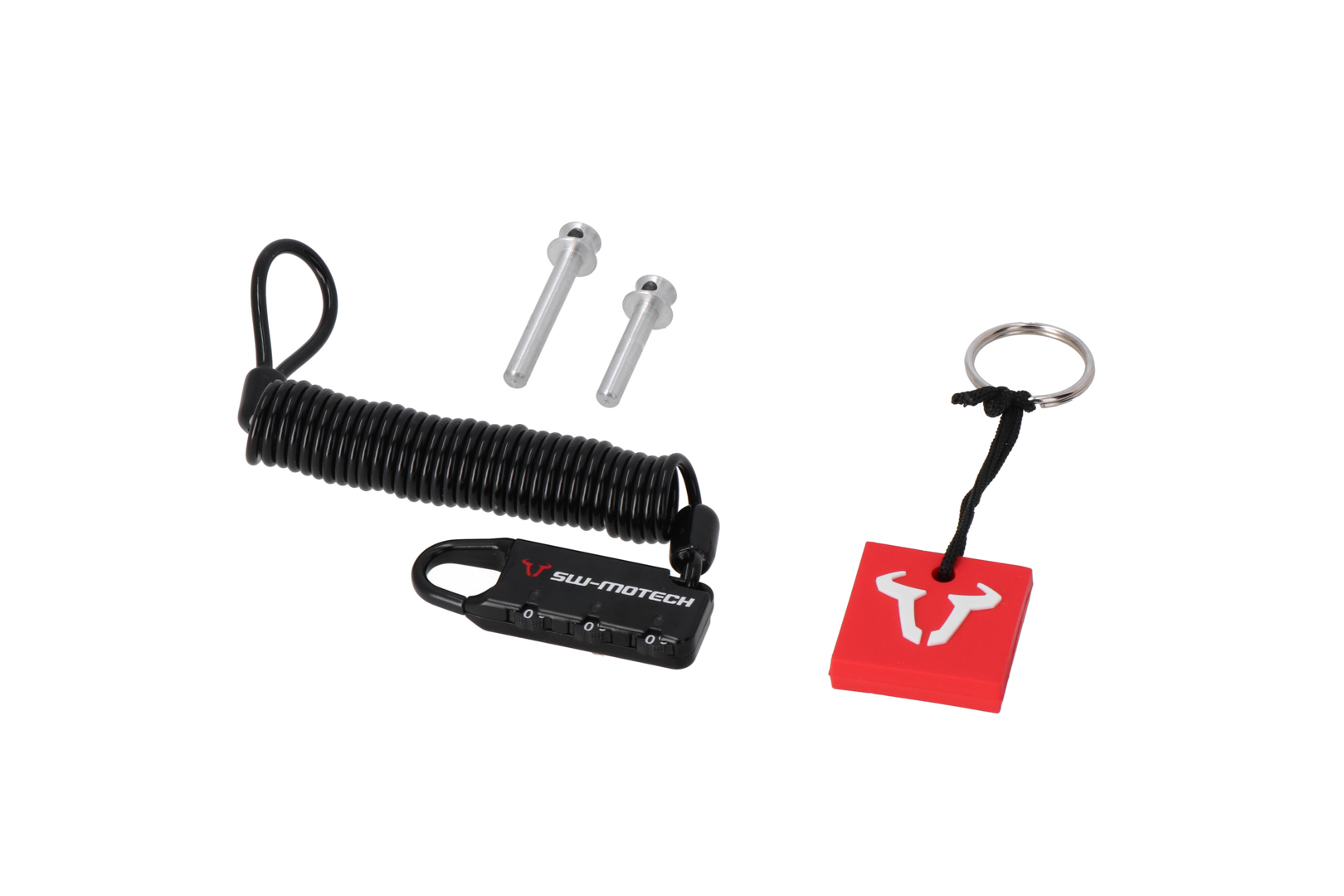 SW-Motech Anti-theft protection for PRO/ EVO tank bag - Security pin/motorbike luggage cable lock. unisex