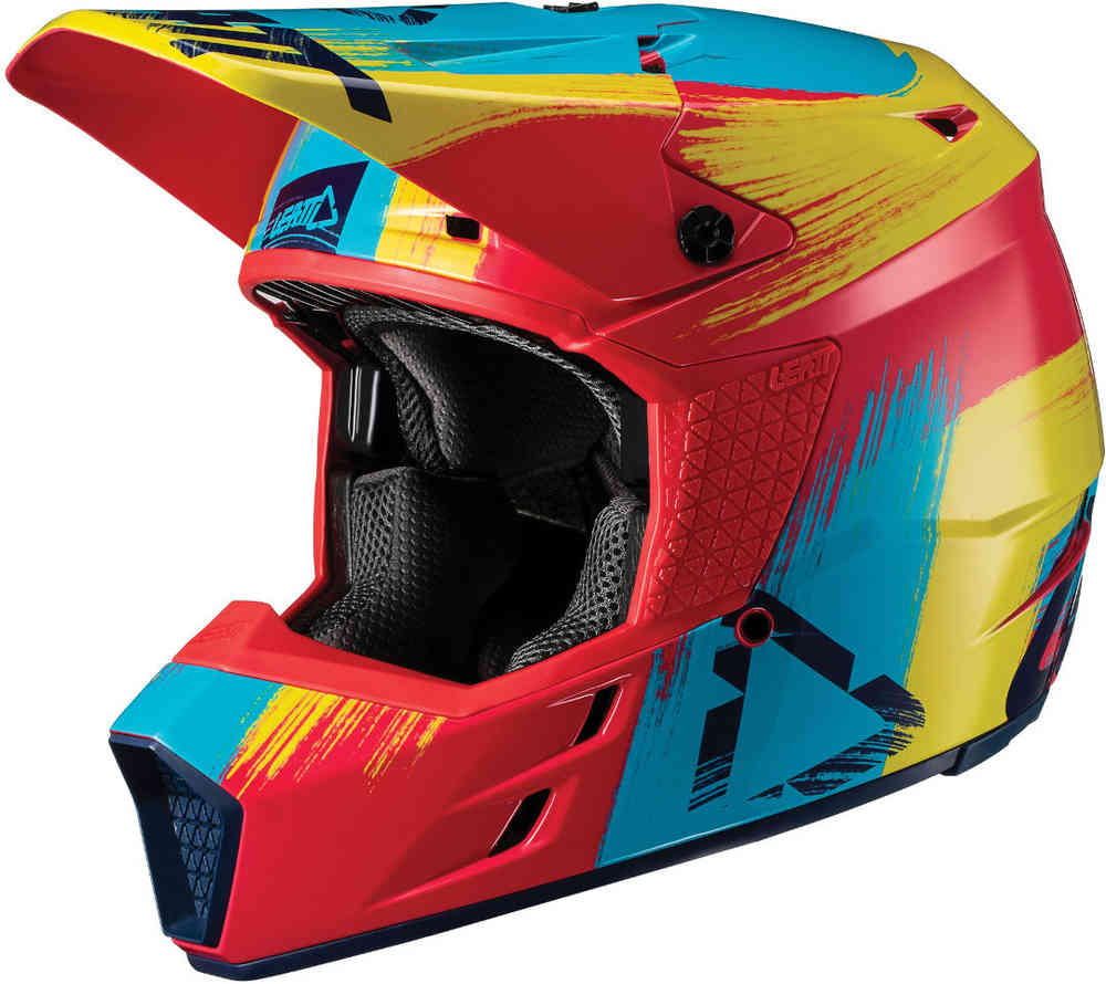 Leatt GPX 3.5 V19.1 Lime Kids Motocross Helmet