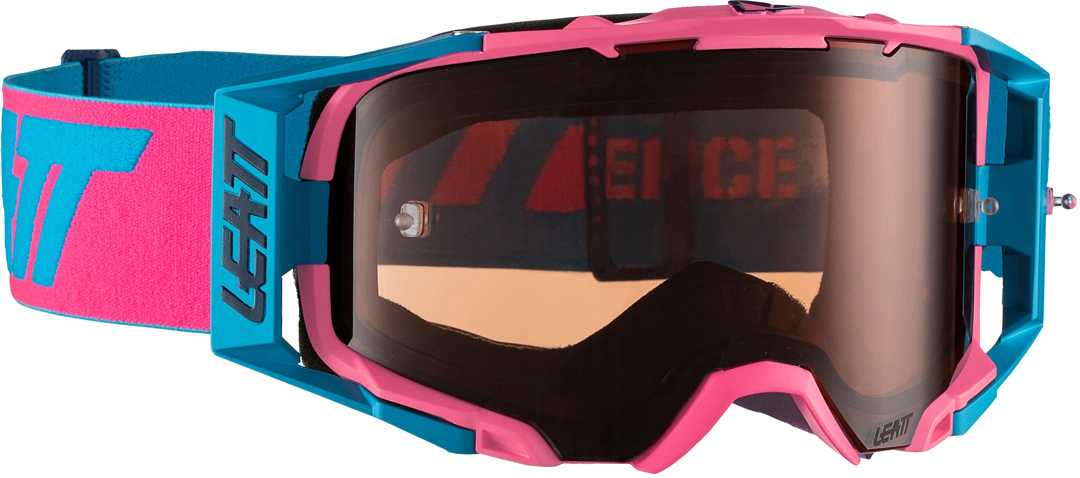 Leatt Velocity 6.5 Motocross Goggles, pink, pink, Size One Size