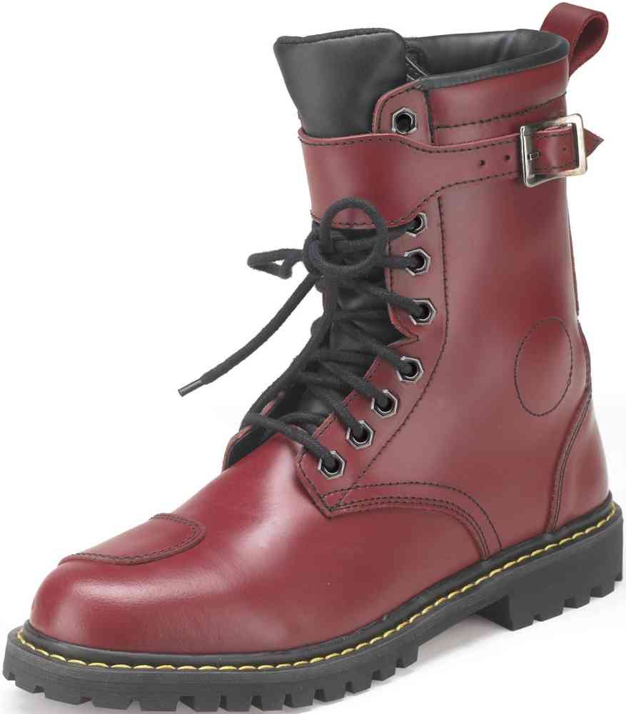 Red coyote motorcycle boots on sale