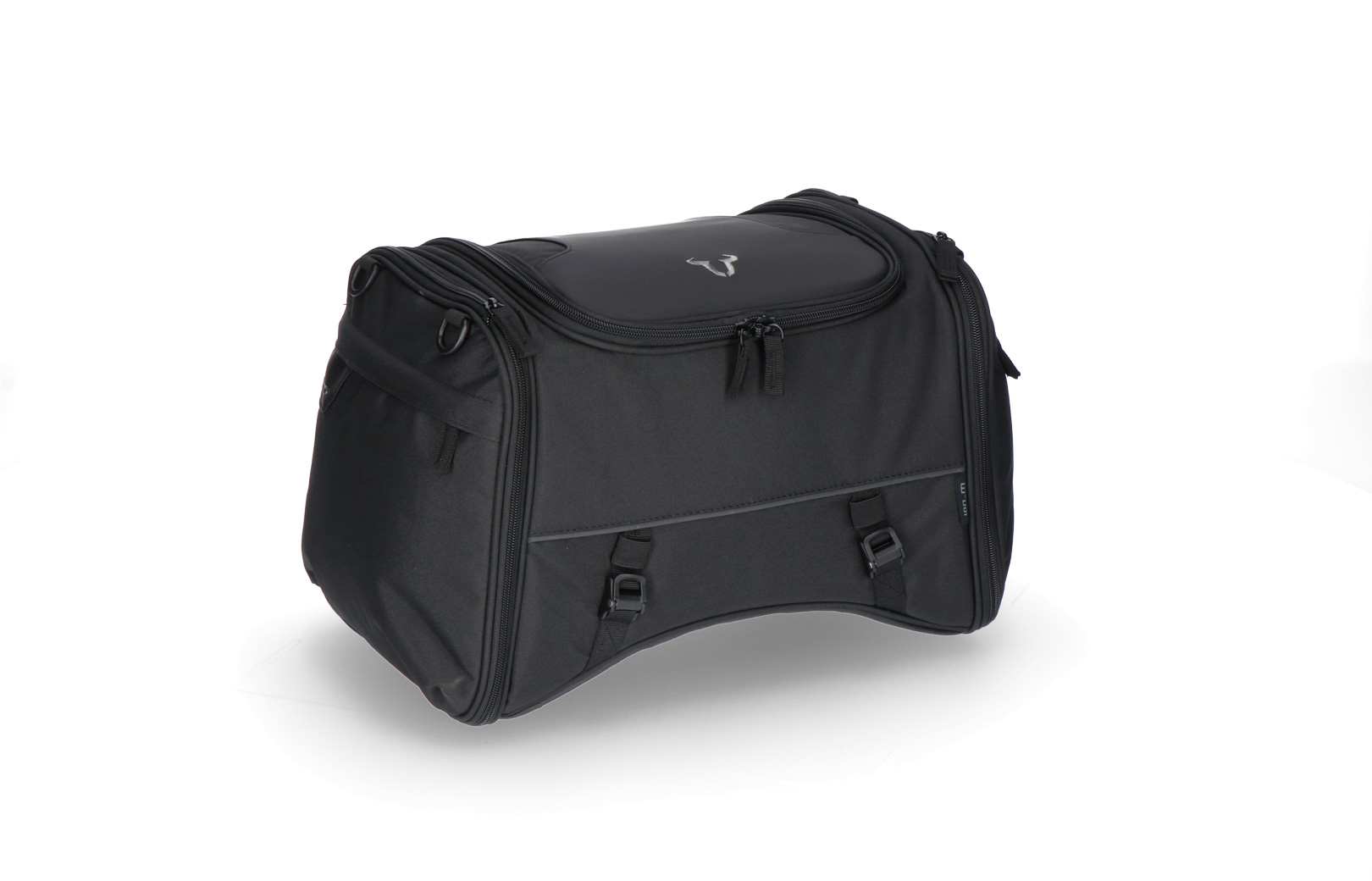 Sw-Motech Unisex Black Ion M Tail Bag - 26-36 L. 600D Polyester / Soft-Vinyl.