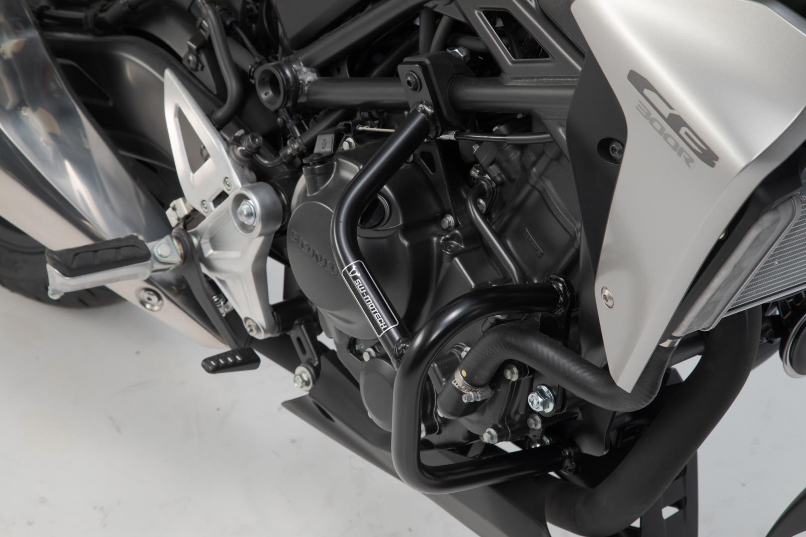 Sw-Motech Unisex Black Crash Bar - Honda Cb300r (18-).