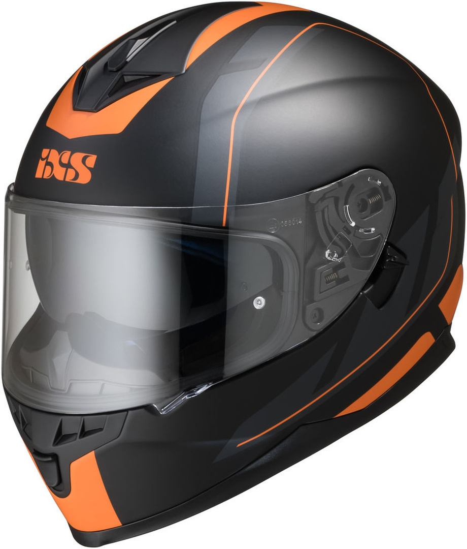 IXS 1100 2.0 Motorcycle Helmet, black-orange, Size 2XL, black-orange, Size 2XL