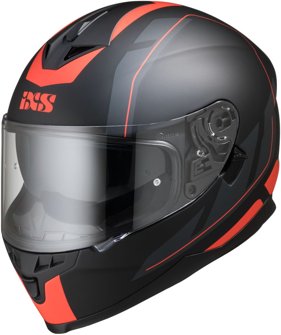 Image of IXS 1100 2.0 Casco del motociclo, nero-rosso, dimensione 2XL