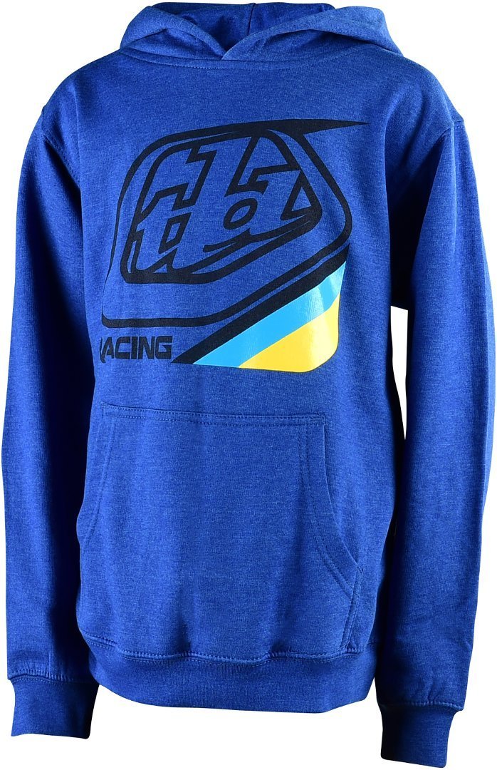 Image of Troy Lee Designs Precision 2.0 Felpa con cappuccio della gioventù, blu, dimensione XL