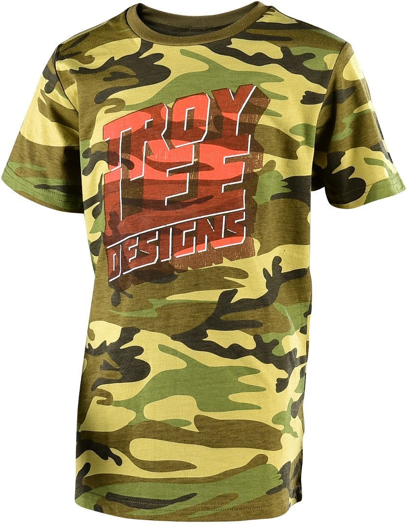 Troy Lee Designs Block Party Youth T-Shirt, multicolored, Size XL, multicolored, Size XL