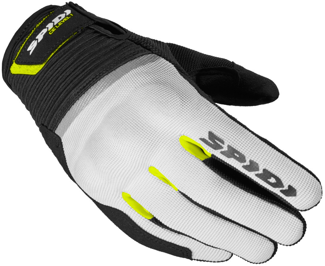 Spidi Flash Women Motorcycle Gloves, black-white, Size M, black-white, Size M for Women