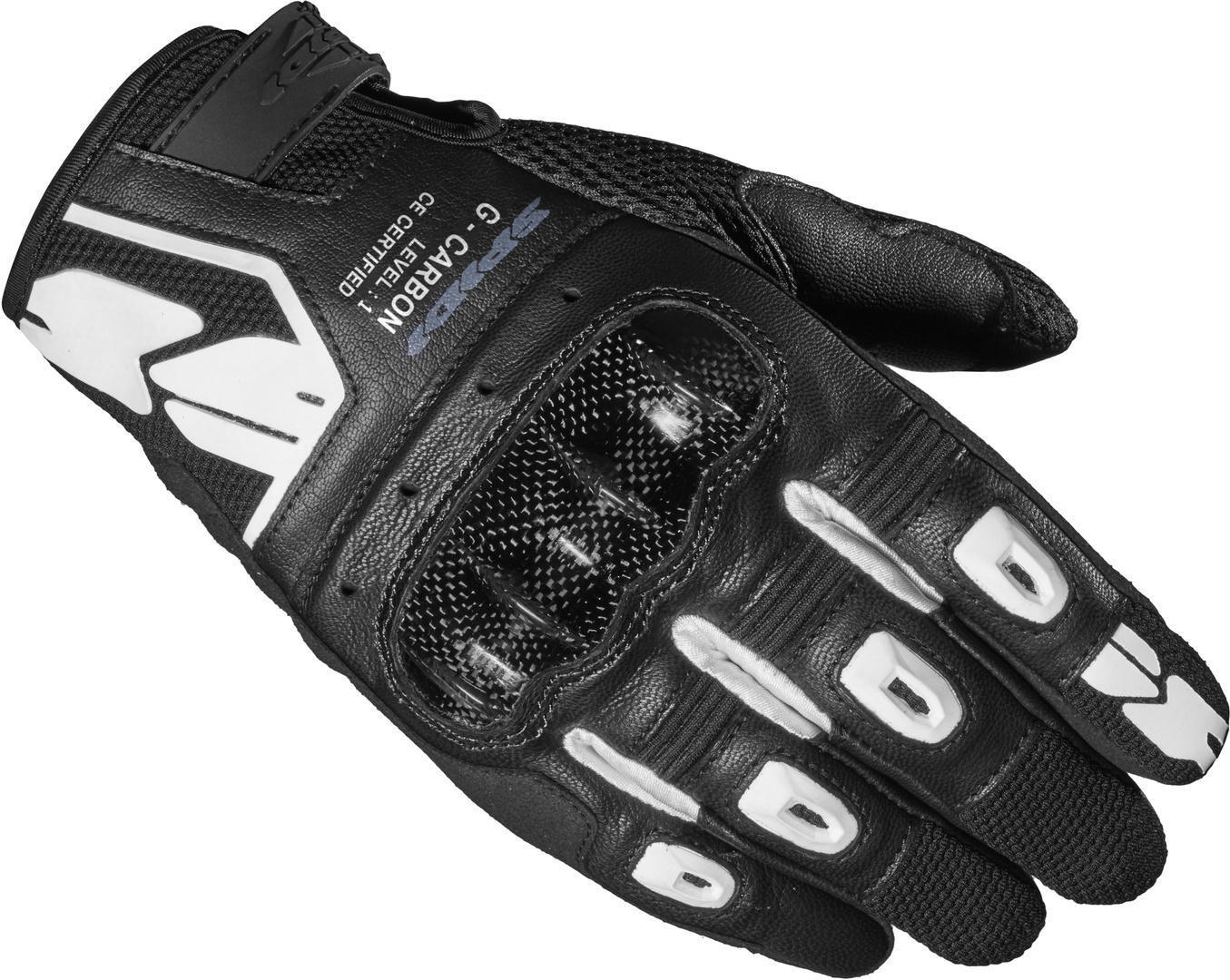 Spidi G-Carbon Motorcykel handskar, svart, storlek 2XL