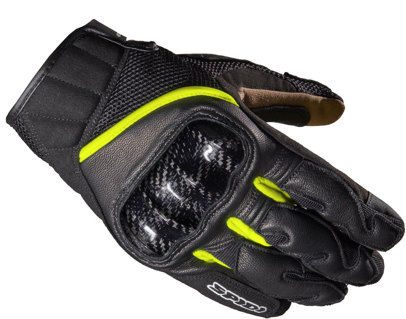 Spidi Rebel Motorcycle Gloves, black-yellow, Size 3XL, black-yellow, Size 3XL