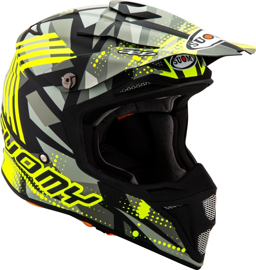 Suomy MX Speed Sergeant MIPS Motocross Helmet, grey-yellow, Size S, grey-yellow, Size S