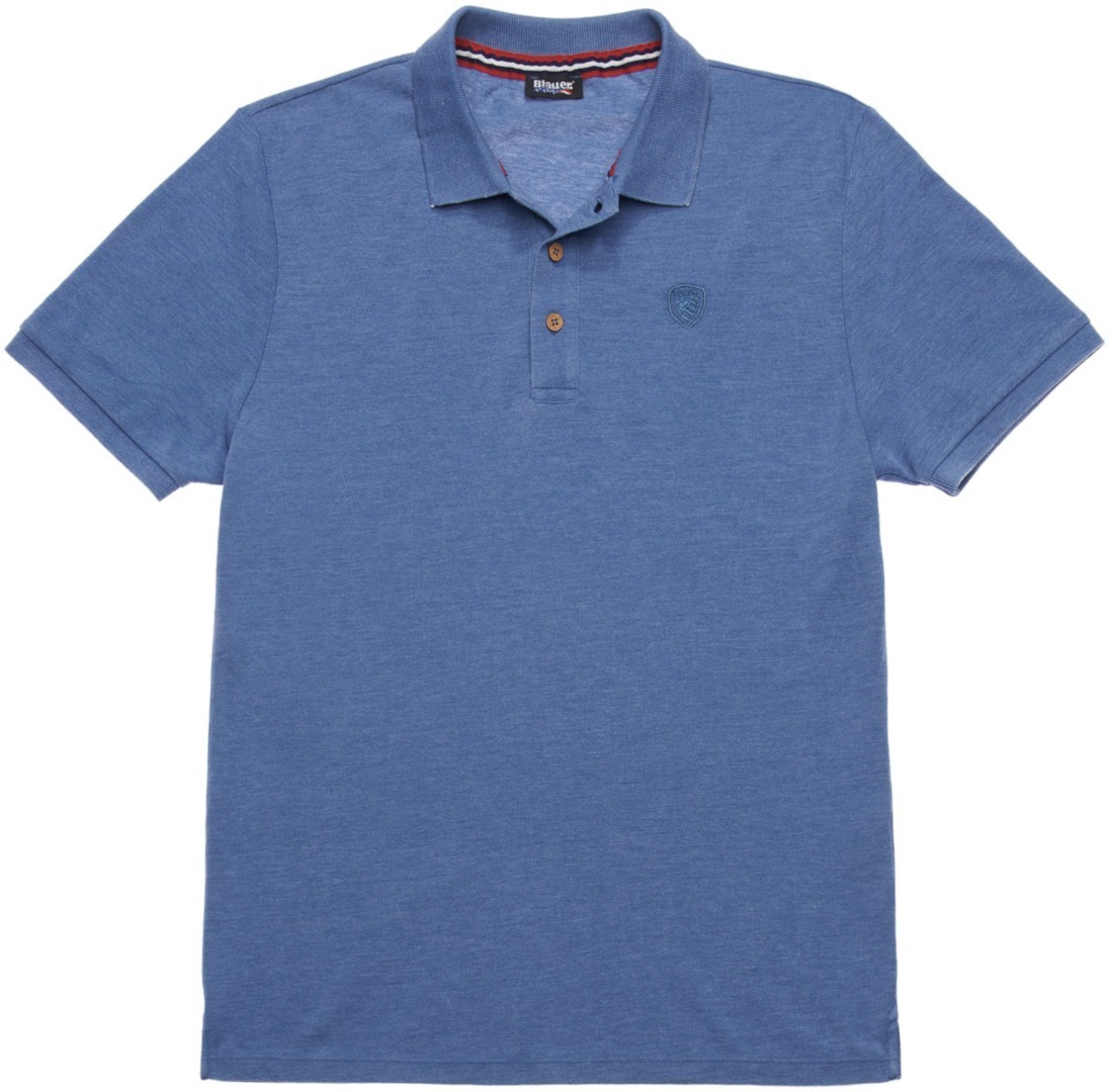 Blauer USA Melange Poloshirt, blue, Size M, blue, Size M