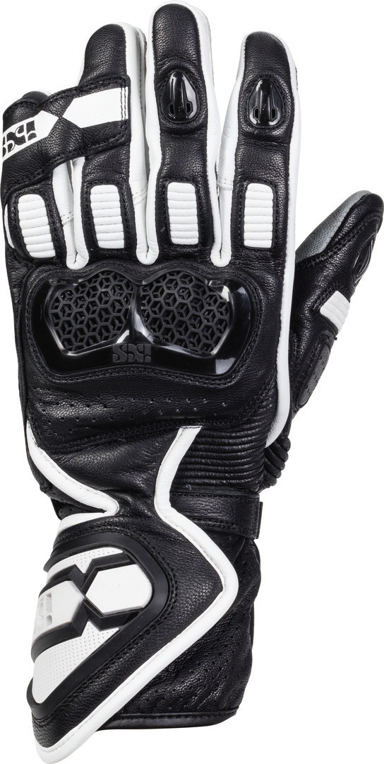 IXS Sport LD RS-200 2.0 Motorcycle Gloves, black-white, Size 3XL, black-white, Size 3XL