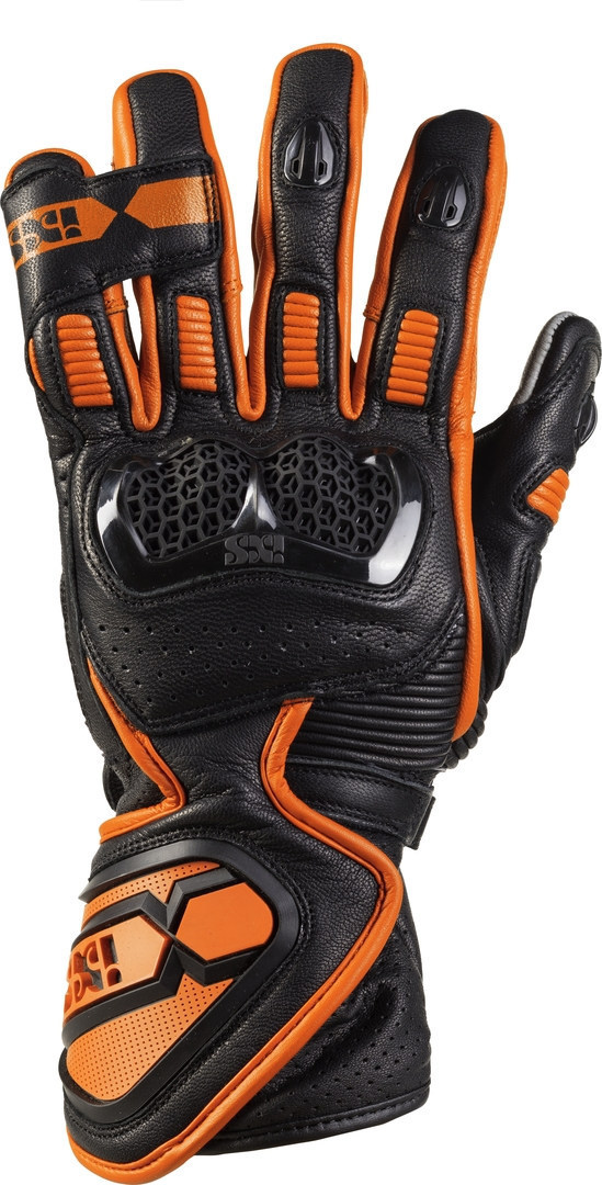 IXS Sport LD RS-200 2.0 Motorcycle Gloves, black-orange, Size 2XL, black-orange, Size 2XL
