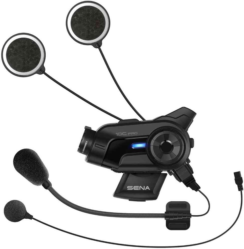 Sena 10C Pro Bluetooth kommunikasjonssystem og Action-kamera