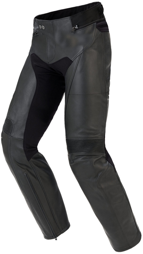 Spidi RR Naked Motorcycle Leather Pants, black, Size 54, black, Size 54
