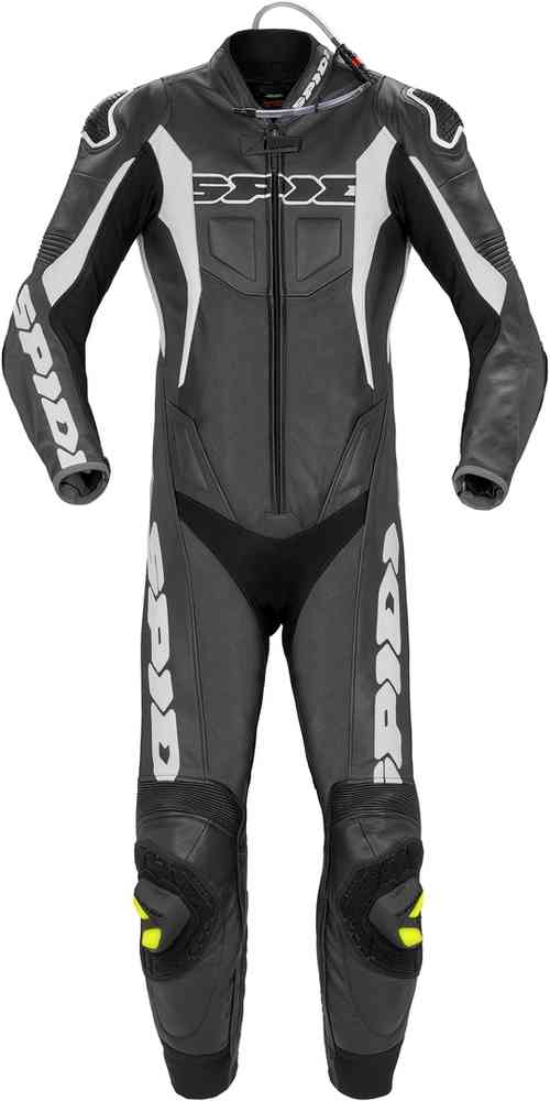 Spidi Sport Warrior Pro Costume en cuir de moto perforé une pièce