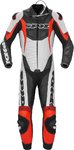 Spidi Sport Warrior Pro Geperforeerd eendelig motorfiets lederen pak