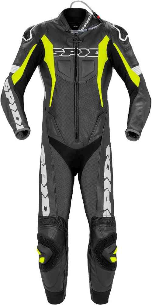 Spidi Sport Warrior Pro Перфорированный цельный кожаный костюм мотоцикла