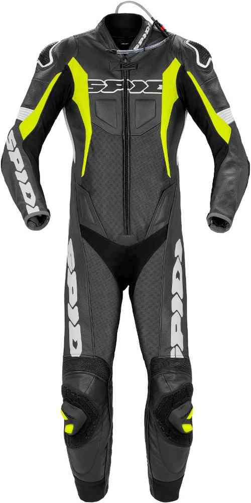 Spidi Sport Warrior Pro Tuta in pelle della moto monopezzo perforata