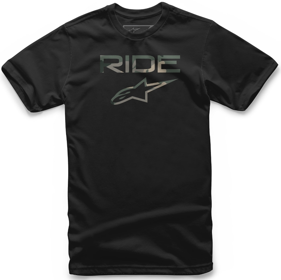 Alpinestars Ride 2.0 Camo T-Shirt, zwart, afmeting M