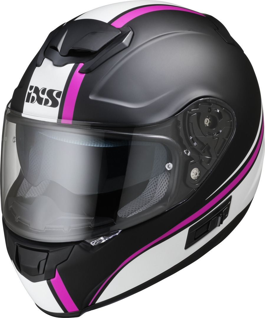 IXS 215 2.1 Helmet, black-white-pink, Size L, black-white-pink, Size L