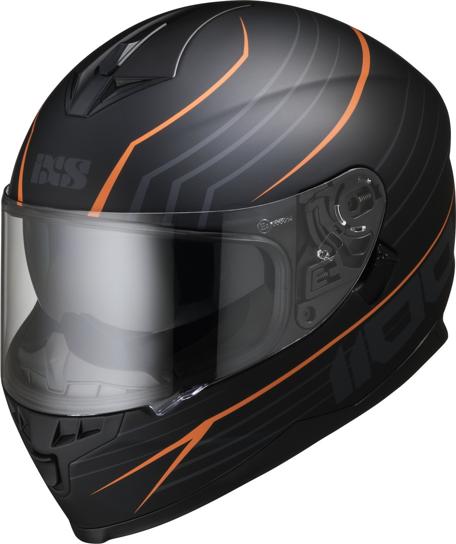IXS 1100 2.1 Helmet, black-orange, Size 2XL, black-orange, Size 2XL