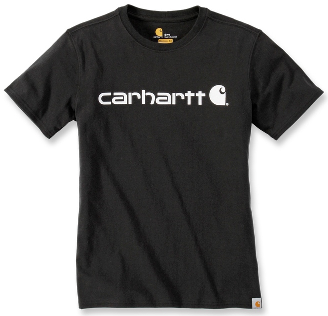 Carhartt Workwear Logo Damen T-Shirt, schwarz, Größe M, schwarz, Größe M