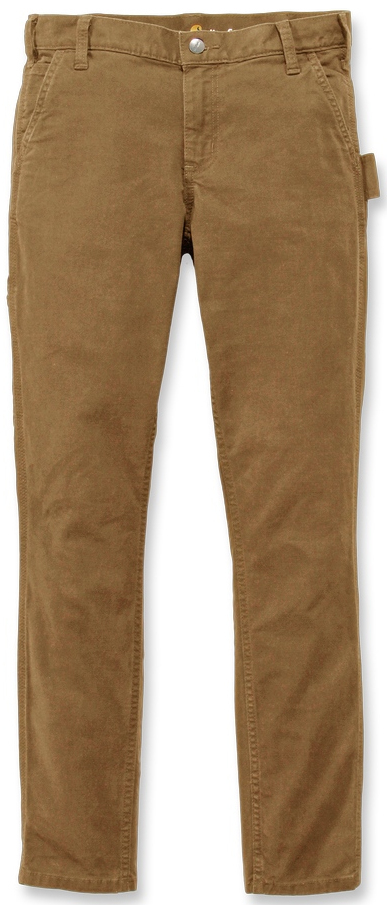 Image of Carhartt Slim Fit Crawford Pantaloni donna, beige, dimensione 44 45 per donne