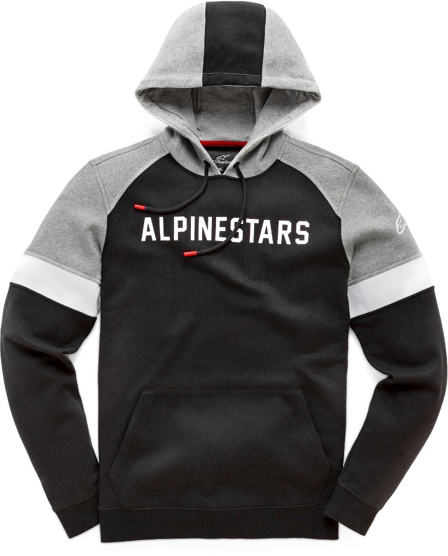 Alpinestars Mens Pullover Hooded Sweatshirt Modern Fit 200 GSM Motorsports Heritage Fleece Hooded Sweatshirt
