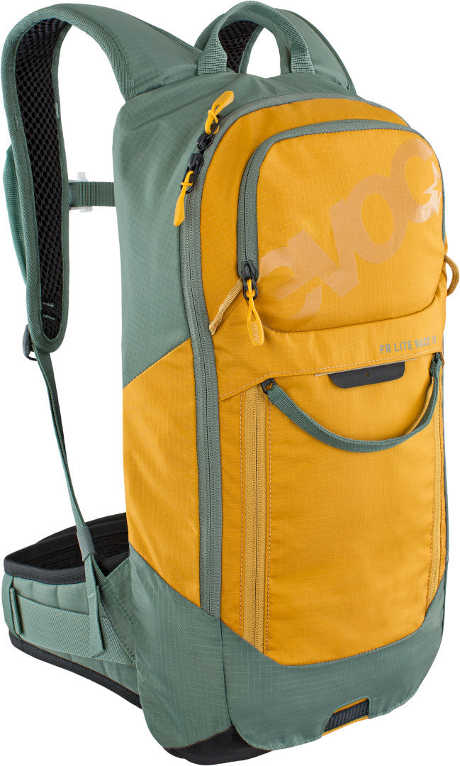 Evoc FR Lite Race 10L Backpack Protettore, verde-arancione, dimensione M L