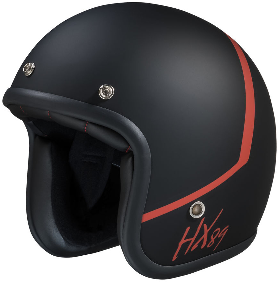 IXS 89 2.0 Jet Helmet, black-red, Size 2XS, black-red, Size 2XS