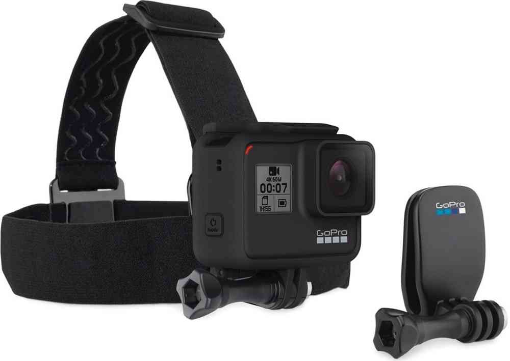 GoPro Headstrap And QuickClip Montere