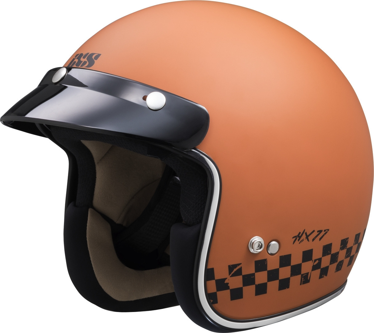 Image of IXS 77 2.0 Casco jet, arancione, dimensione XS