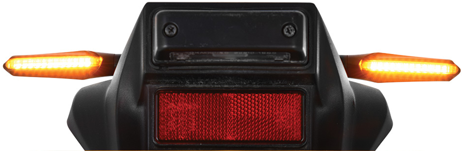 Oxford Nightrider LED Motorrad Blinker, schwarz, schwarz