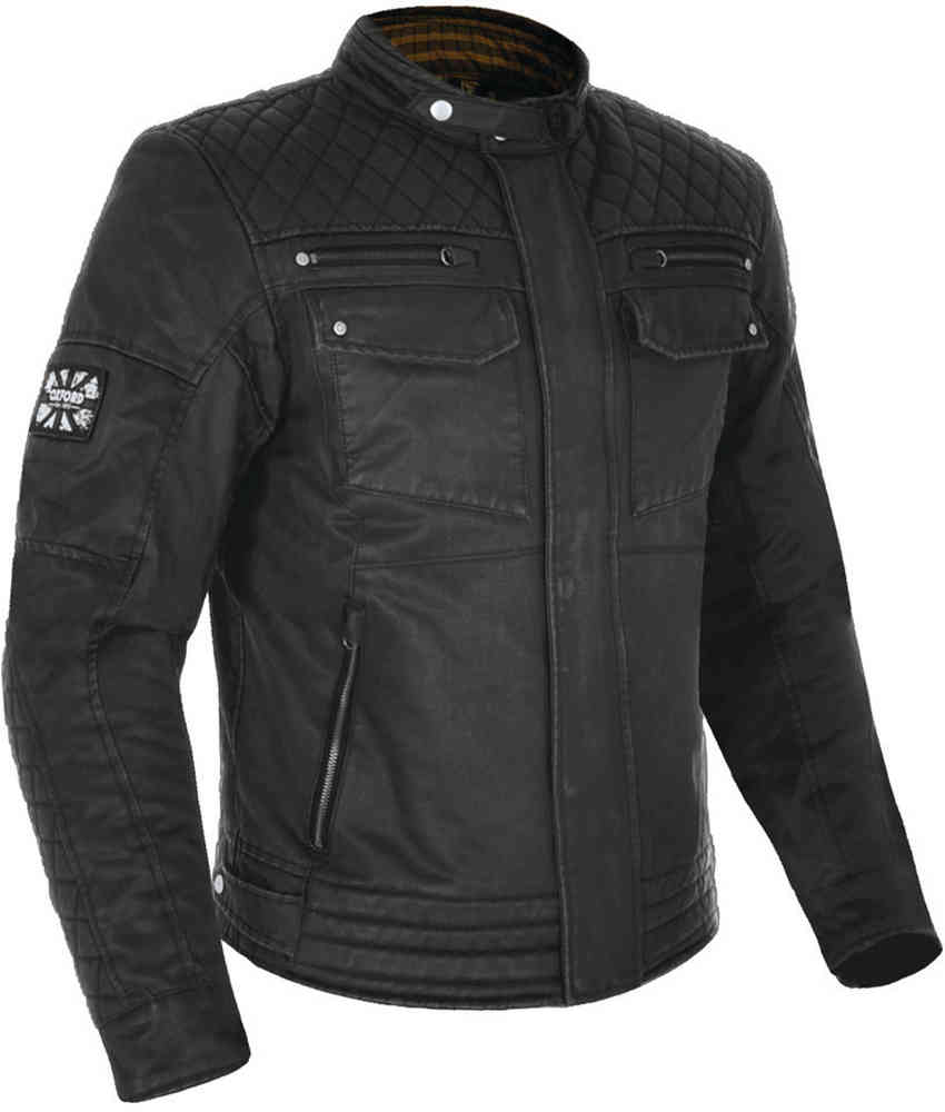 waxed moto jacket