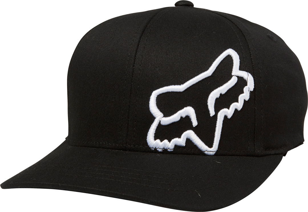 FOX Flex 45 Flexfit Ungdom Cap, sort-hvid