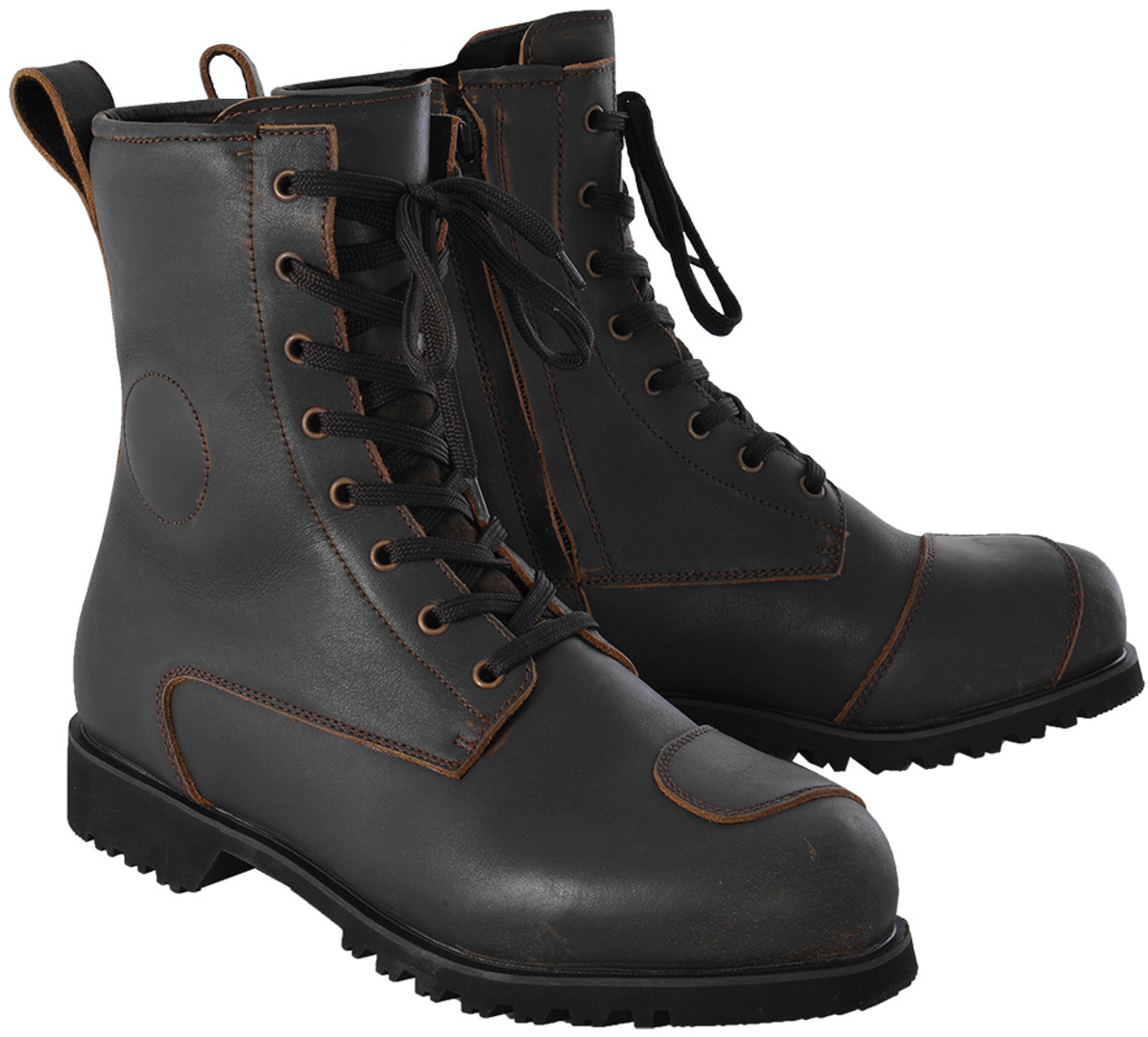 Oxford Merton Motorcycle Boots, brown, Size 40, brown, Size 40
