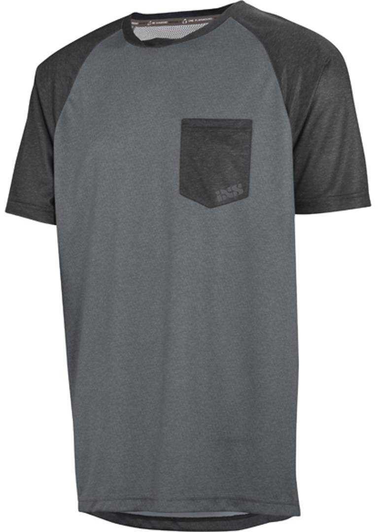 IXS Flow Jersey, grey, Size M, grey, Size M