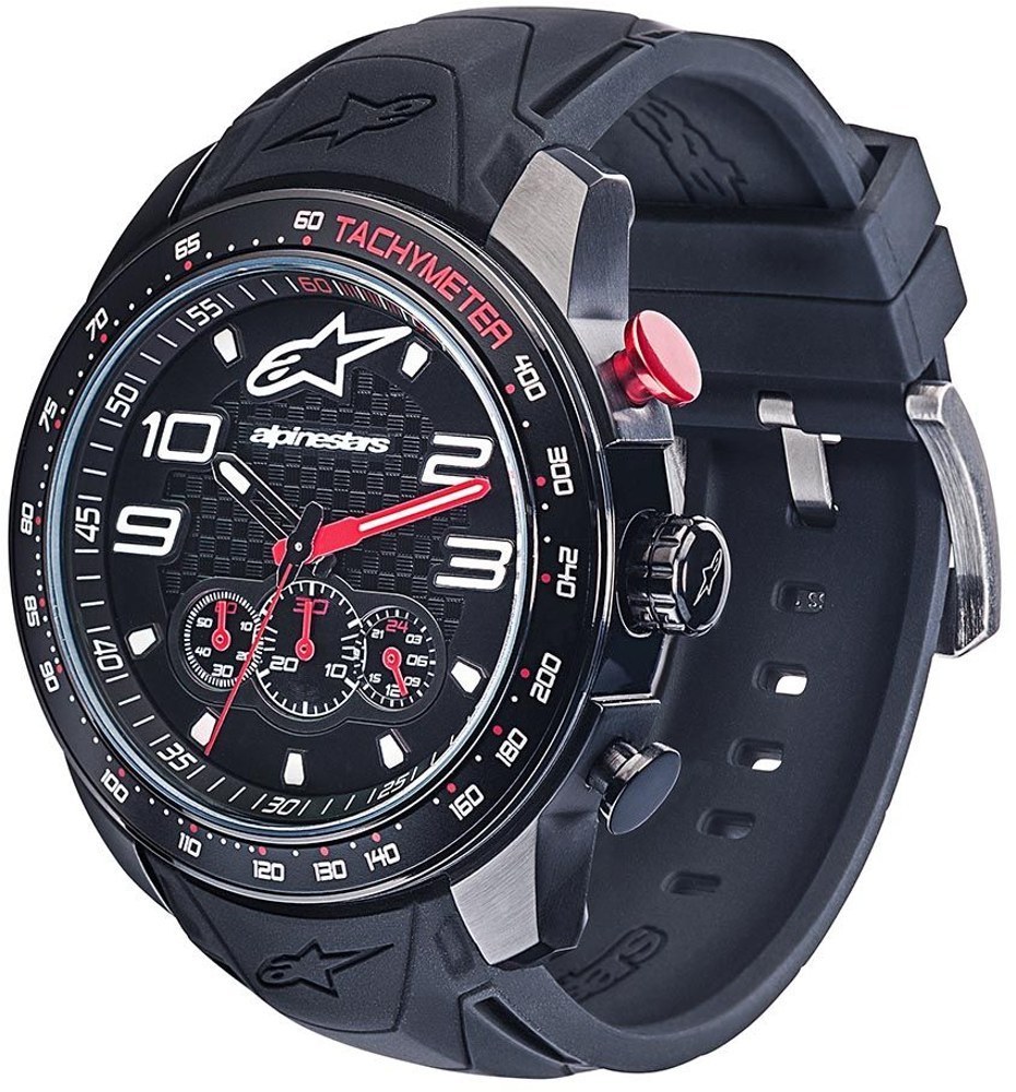 Alpinestars Tech Chrono Black Watch 시계