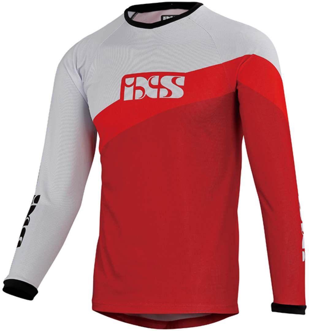 IXS Race 8.1 Kids Jersey, white-red, Size M, white-red, Size M