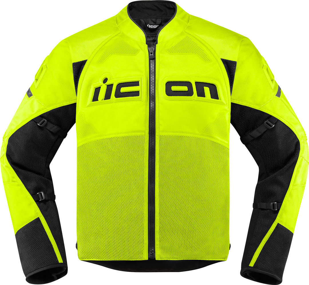 Icon Contra2 Motorcycle Textile Jacket, yellow, Size L, yellow, Size L