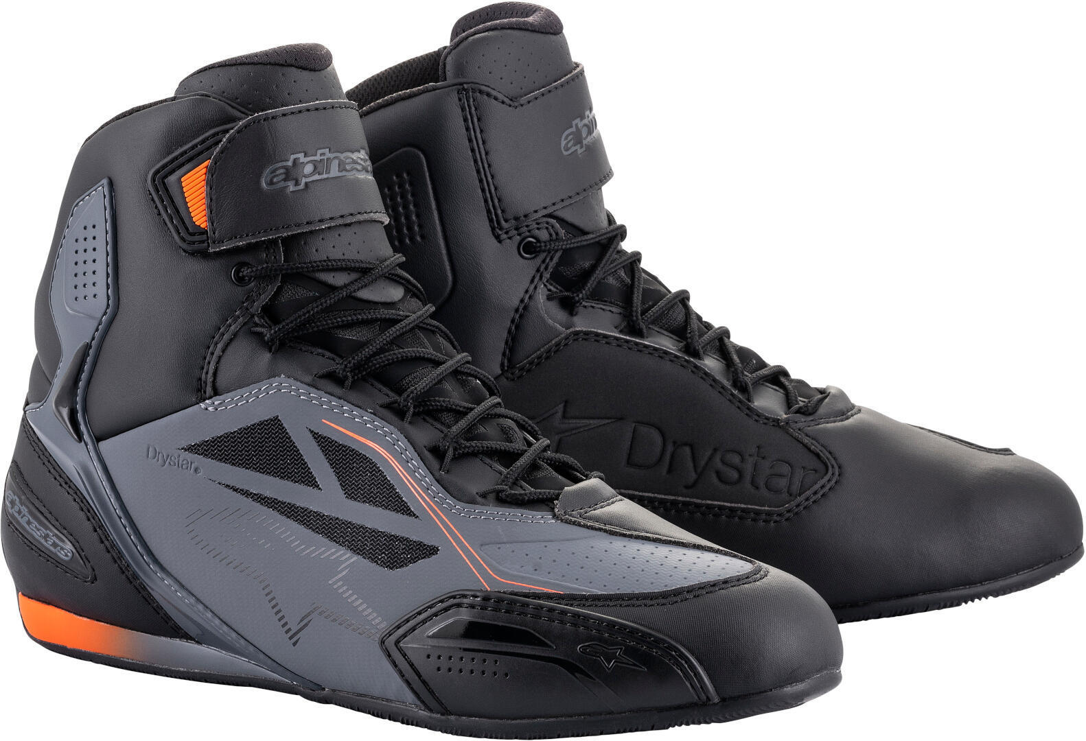 Alpinestars Faster-3 DryStar Motorcycle Shoes, black-grey, Size 40 41, 41 Black Grey unisex